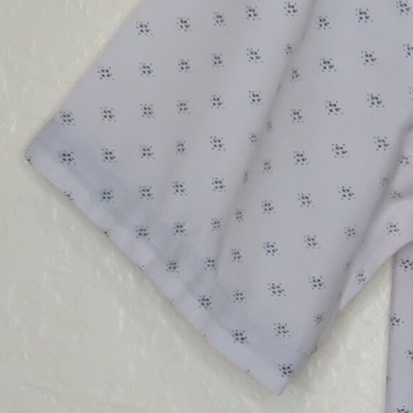 sahara Club* Men's Short Sleeve Button Down Curved‎ Hem BOHO Design Shirt~ Large - Picture 11 of 12